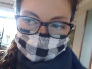 Classy Piss Whore Plays In The Hotel Lobby Restoom 16/16