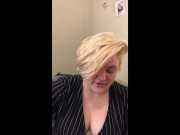 So Joe, Tell Your Wife I Said Hi: Chubby Blonde Gets Horny Telling Hookup Story 7/16