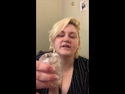 So Joe, Tell Your Wife I Said Hi: Chubby Blonde Gets Horny Telling Hookup Story 8/16