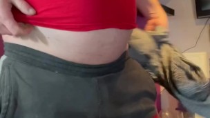 Button up Shirt and Superman Briefs at 225lbs