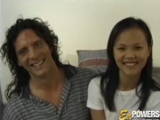 ED POWERS - Asian teen Mia Smiles Enjoys Riding Paul 3/16