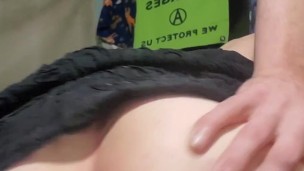 Nerdy cute femboy gives herself a study break and cums for you