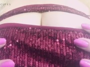 Short club dress striptease! With pussy play!  4/16