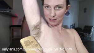 HairBrush Musky Long Hairy Armpits