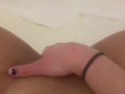 Masturbating in the shower with someone home 6/16