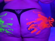 fat ass glow in the dark slapping 7/16