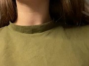 Spit in your mouth. Drool. Saliva drops. 4/16