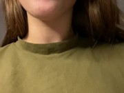 Spit in your mouth. Drool. Saliva drops. 5/16