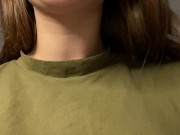 Spit in your mouth. Drool. Saliva drops. 6/16