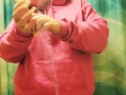 Amateur Milf smoking before a hot shower. Get undressed with me.  2/16