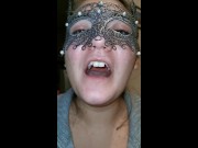 Girl Drinking and Burping 9/16