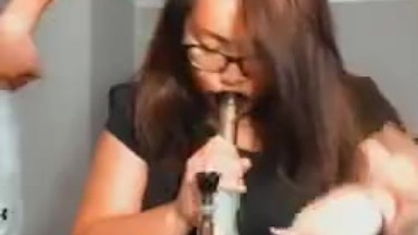 Big Tittie Asian Hits Bong 420 Alpha Couple Subscribe To Our Channel