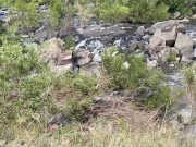 Nude River Saga - Stripping, Pissing, Flashing Kayakers, Fucking 4/16