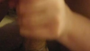 BBW sucks cum out of daddy 
