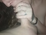 Tinder date swallows my cum, cock worshipping whore. POV slut 5/16