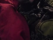 Jacking off with my girl stepdaughter in the bed wit with meh me 1/16