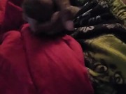 Jacking off with my girl stepdaughter in the bed wit with meh me 4/16