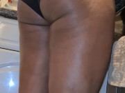 BIG ASS Hot Latina in Tight Shots Making Dinner in the Kitchen - 4K 8/16