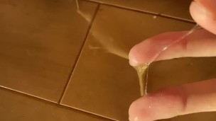 Pussy Juice Dripped Down During Masturbation 