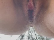 Risky Outdoor Blowjob Fuck and Creampie - Spectators 16/16