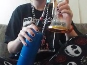 Just A Sexy Hippie Smoking Dabs