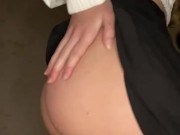 Upskirt look. red panties. booty 6/16