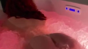 Big ass in a hydromassage slowmotion 