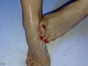 Taylor and Lisa - best footjob video we ever shot (directed by Dennisfeetlover) 4/16