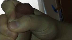 Nice cock cums massive load in slow mo