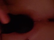 Sexy tattooed milf loves to play with her toys... 3/16