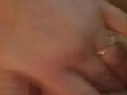 Sexy tattooed milf loves to play with herself and taste her own cum. 14/16