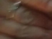 Sexy tattooed milf loves to play with herself and taste her own cum. 6/16