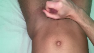 Cumming Solo For The Second Time In a Row Using Cum As Lube Rough Masturbation