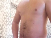 Masturbandome en la ducha 