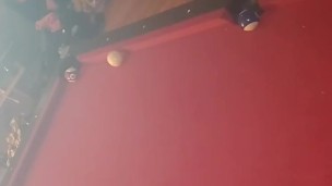 Playing pool with my dick. Shot #4