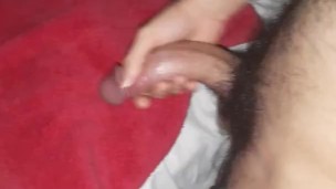 Teen jerking off big dick