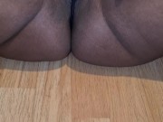 Hot EBONY Step Sister Teasing in a Wedgie Thong - Best Pussy Slip - Must Watch 4K 8/16