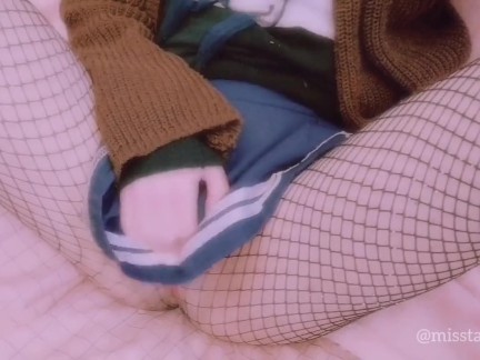 Schoolgirl masturbates Japan girl Pink pussy uncensored