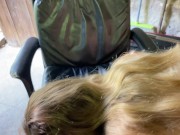 Il gicle dans ma chatte dans la grange 7/16