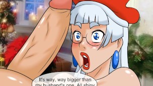[Xmas Hentai Game] Christmas Pay Rise – Mrs. Santa fucks cheat on her husband with Sparky the elf