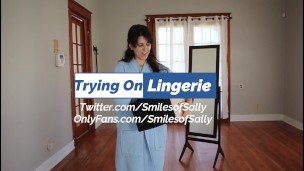 Lingerie Haul - Amateur Girl Next Door - Sally Smiles