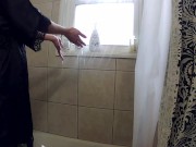 Pregnant Milf Showers After Sex and Creampie 1/16