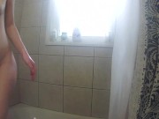 Pregnant Milf Showers After Sex and Creampie 16/16