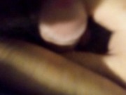 Cum on phone pov