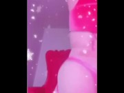Christmas bimbo twerks her plastic slut body 11/16