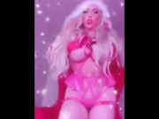 Christmas bimbo twerks her plastic slut body 7/16