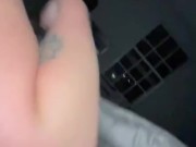 Hot wife satin blowjob