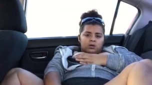 My dildo gets me wet in my car 