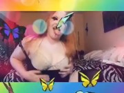 Pandemic creation. Clown makeup and fun house theme. Exotic dancing 7/16