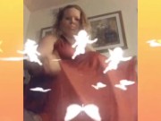 Tan legs, with no panties on. Mesmerizing 1/16